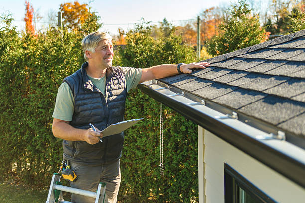 Professional Roofing technician working in Barton, NY